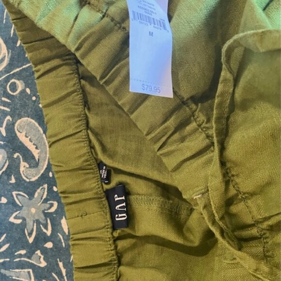 Mid Rise Linen-Cotton Pull-On Pant, Medium - Picture 3 of 4